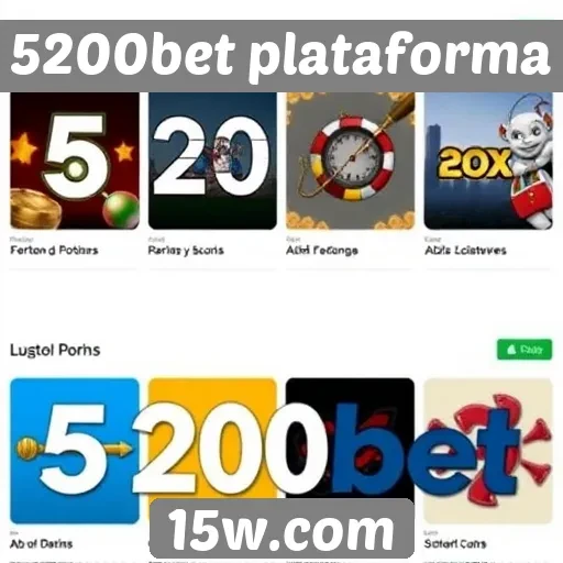 Variedade de jogos disponíveis na 5200bet plataforma
